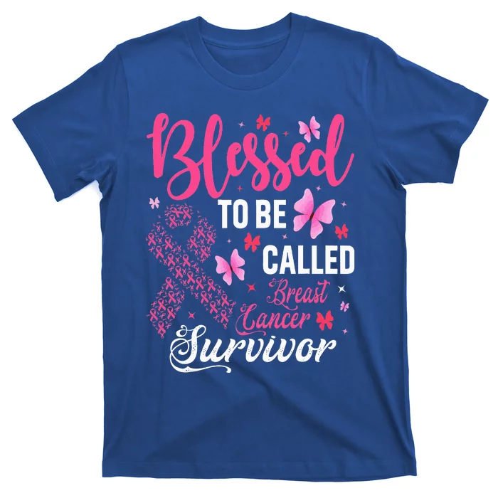 Blessed To Be Called Breast Cancer Survivor T-Shirt