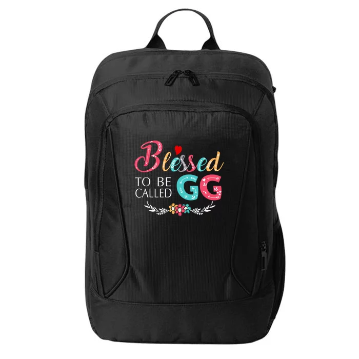 Blessed To Be Called Gg Colorful Art City Backpack