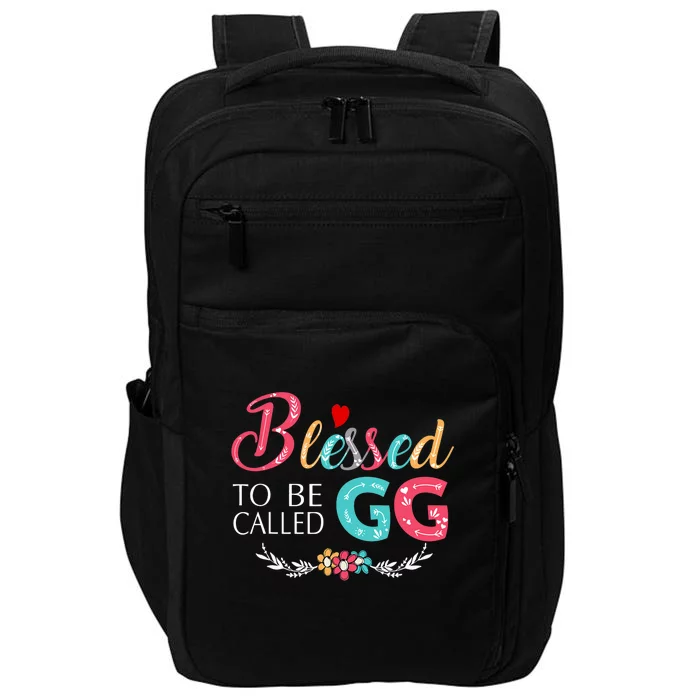 Blessed To Be Called Gg Colorful Art Impact Tech Backpack