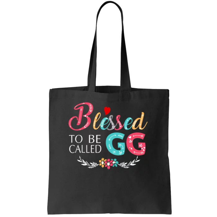 Blessed To Be Called Gg Colorful Art Tote Bag