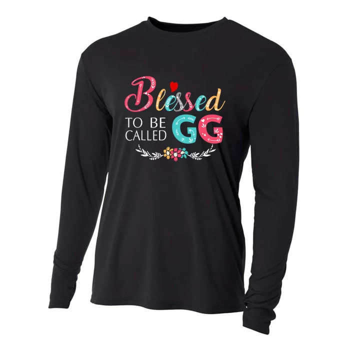 Blessed To Be Called Gg Colorful Art Cooling Performance Long Sleeve Crew