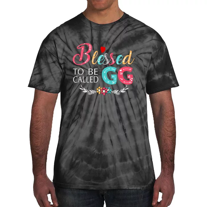 Blessed To Be Called Gg Colorful Art Tie-Dye T-Shirt