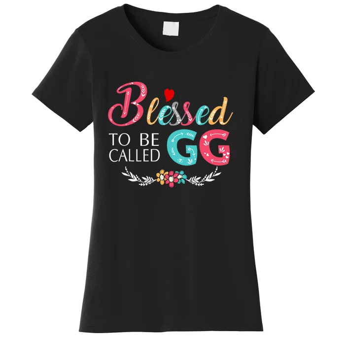 Blessed To Be Called Gg Colorful Art Women's T-Shirt