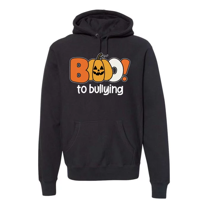 Boo To Bullying Anti Bullying Halloween Premium Hoodie