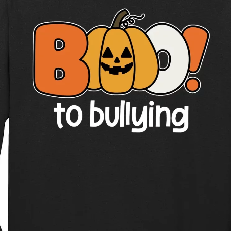 Boo To Bullying Anti Bullying Halloween Tall Long Sleeve T-Shirt