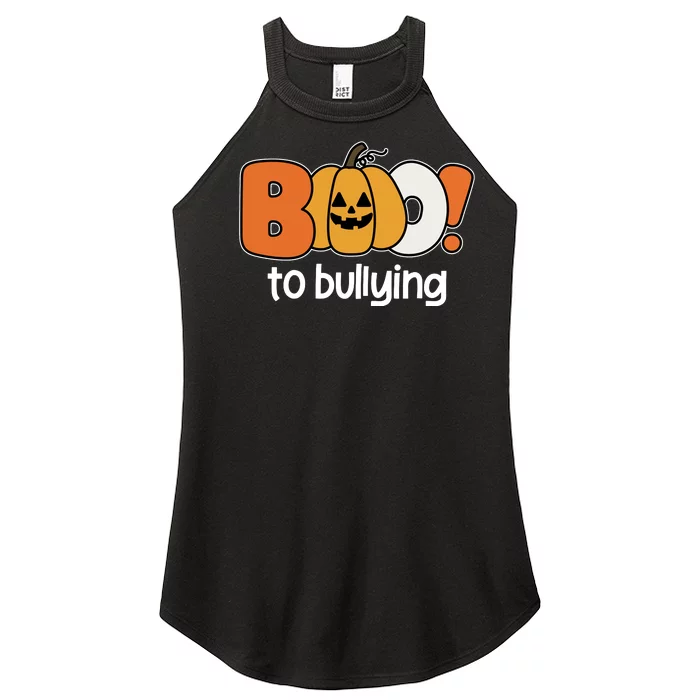 Boo To Bullying Anti Bullying Halloween Women’s Perfect Tri Rocker Tank