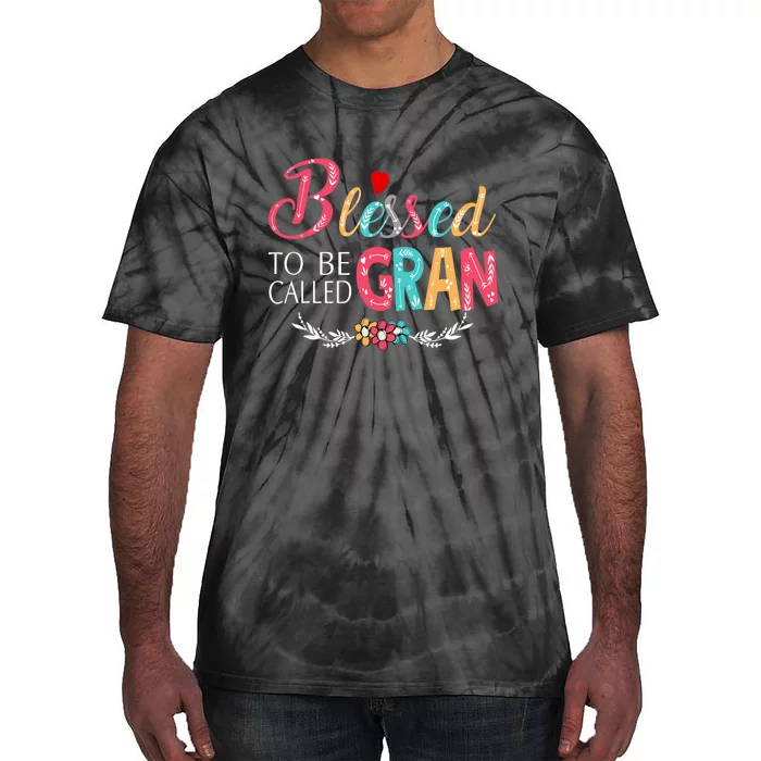 Blessed To Be Called Gran Colorful Art Tie-Dye T-Shirt