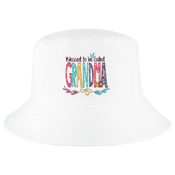 Blessed To Be Called Grandma Colorful Grandma Cool Comfort Performance Bucket Hat