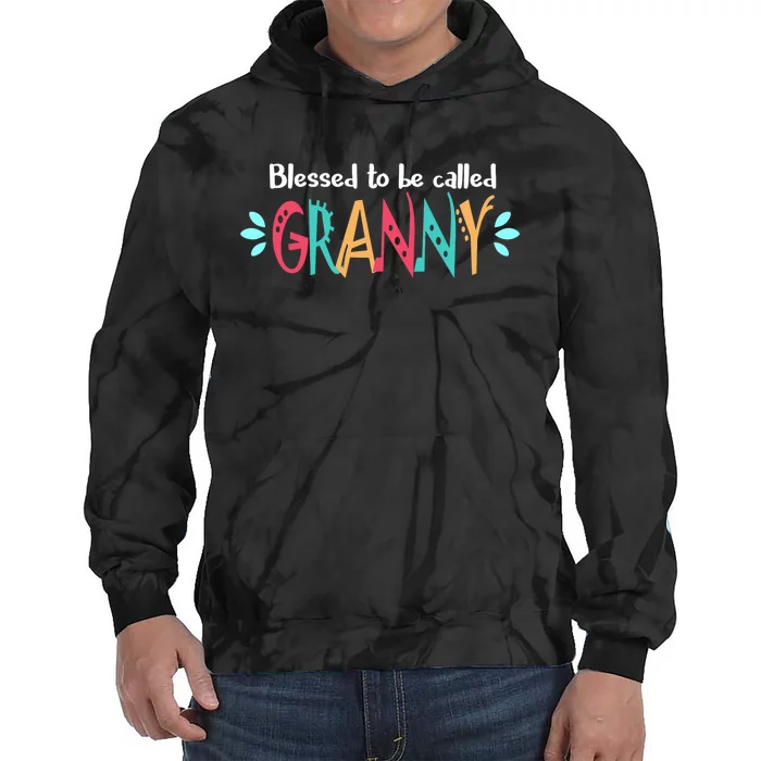 Blessed To Be Called Granny Tie Dye Hoodie