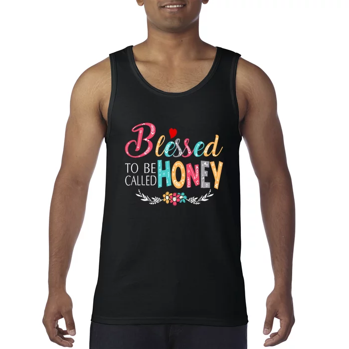 Blessed To Be Called Honey Colorful Art Tank Top