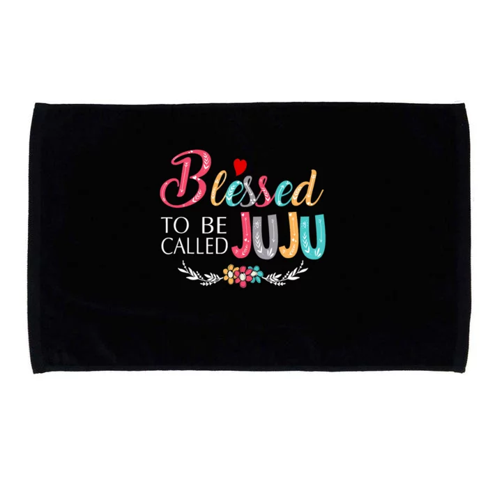 Blessed To Be Called Juju Colorful Art Microfiber Hand Towel