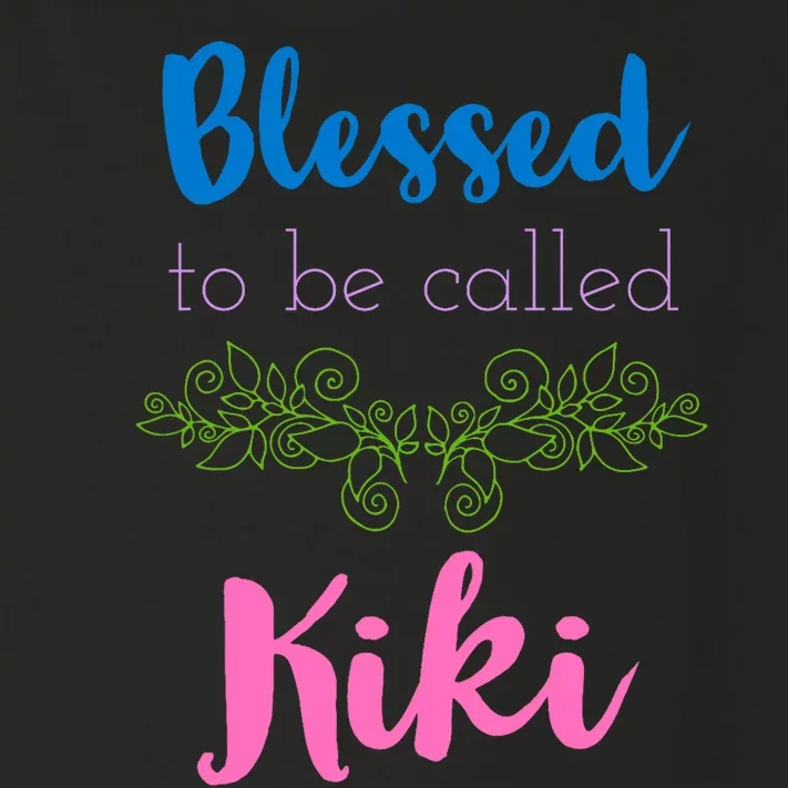 Blessed To Be Called Kiki MotherS Day Toddler Long Sleeve Shirt