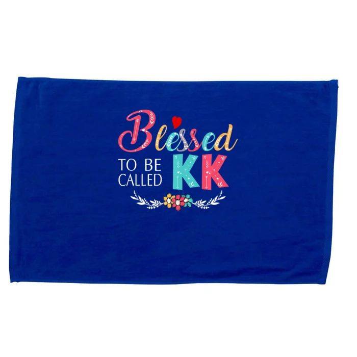 Blessed To Be Called Kk Colorful Art Microfiber Hand Towel