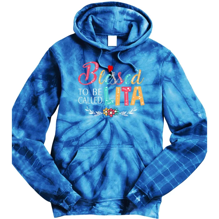 Blessed To Be Called Lita Colorful Art Tie Dye Hoodie