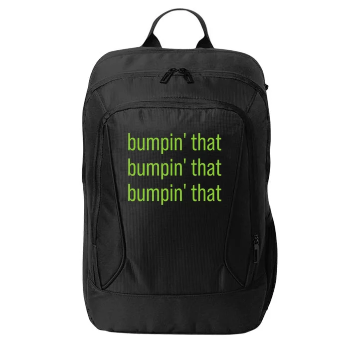 Bumpin That Brat Bratty Green Minimalist City Backpack