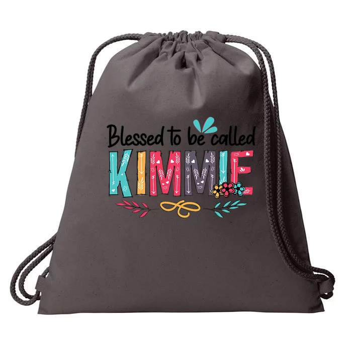 Blessed To Be Called Kimmie Colorful Gifts Drawstring Bag