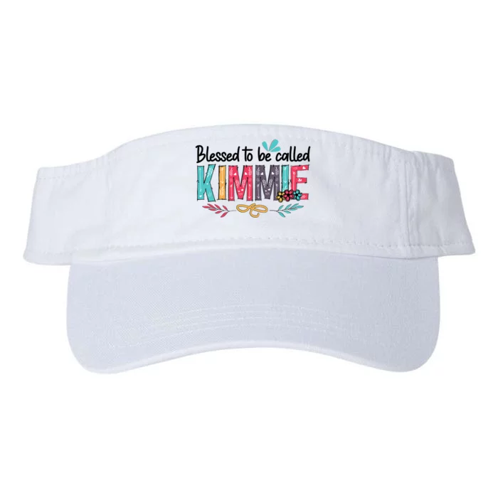 Blessed To Be Called Kimmie Colorful Gifts Valucap Bio-Washed Visor