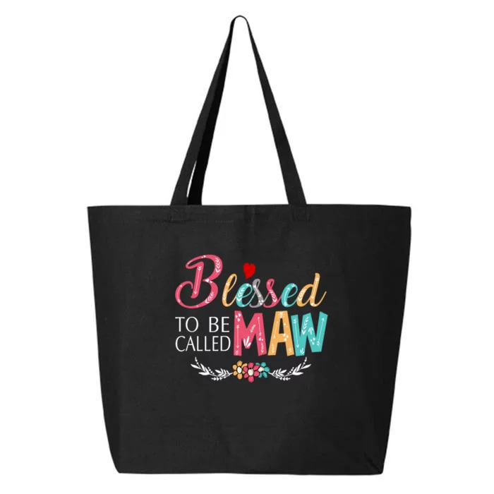 Blessed To Be Called Maw Colorful Art 25L Jumbo Tote