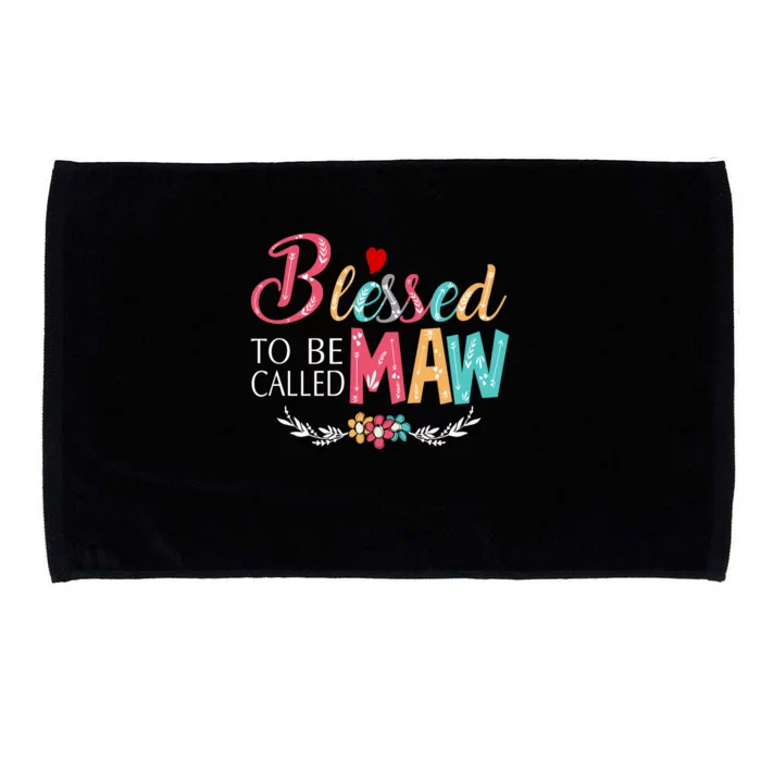 Blessed To Be Called Maw Colorful Art Microfiber Hand Towel