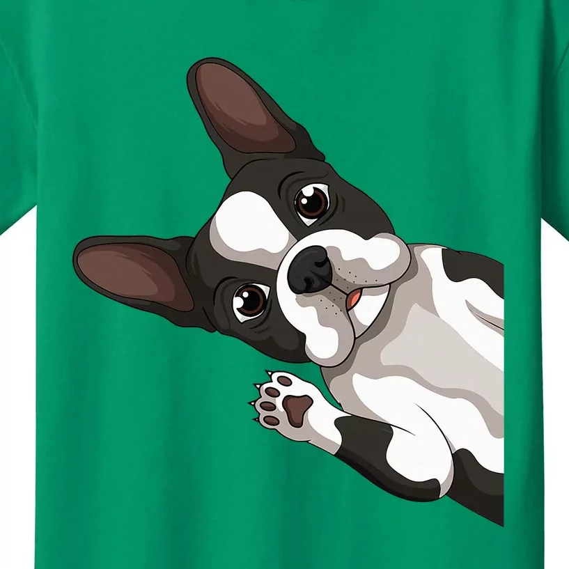 Boston Terrier Bostie Dog Kids T-Shirt