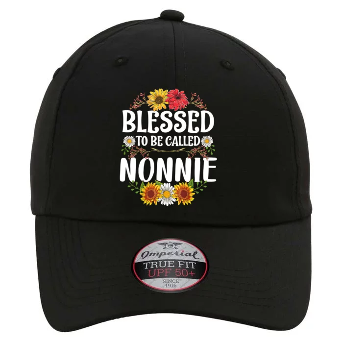 Blessed To Be Called Nonnie Mothers Day Gift Floral Cute Gift The Original Performance Cap