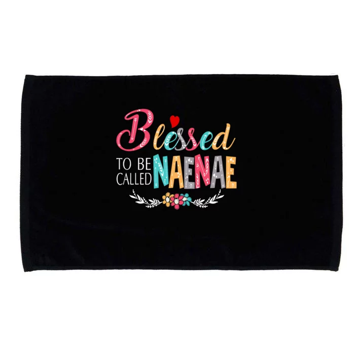 Blessed To Be Called Naenae Colorful Art Microfiber Hand Towel