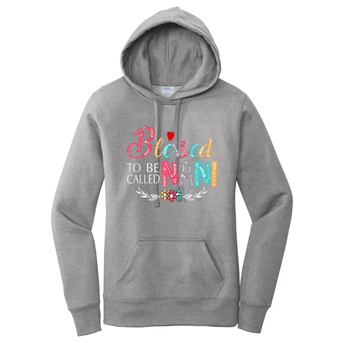 Blessed To Be Called Nani Colorful Art Women's Pullover Hoodie