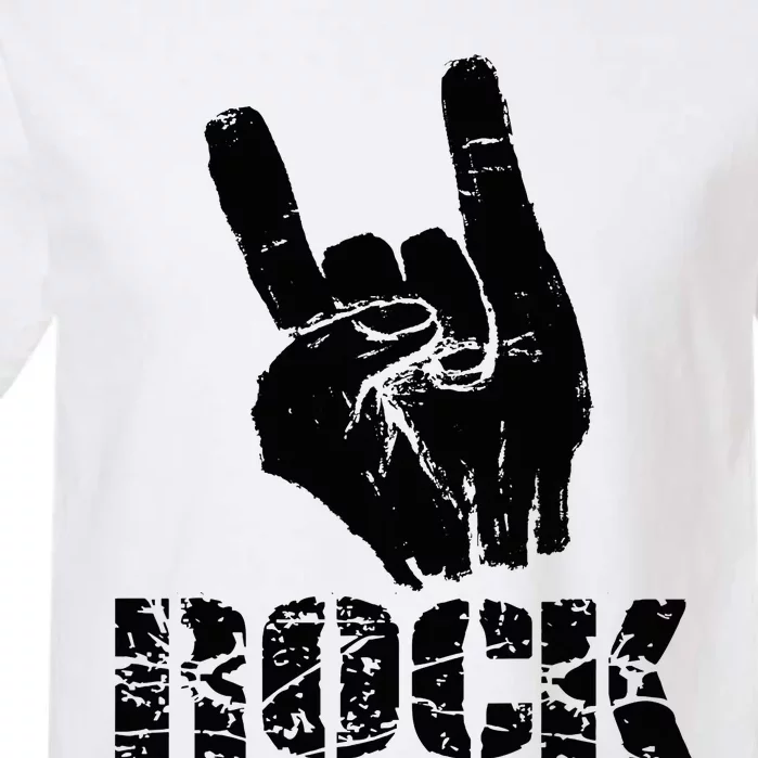 Born To Be Rock Star Hand Horns Garment-Dyed Heavyweight T-Shirt