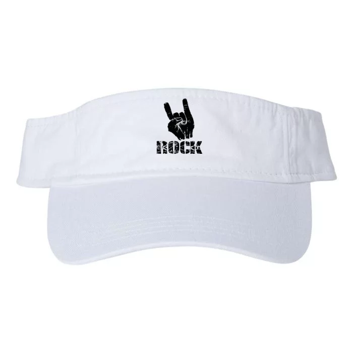 Born To Be Rock Star Hand Horns Valucap Bio-Washed Visor