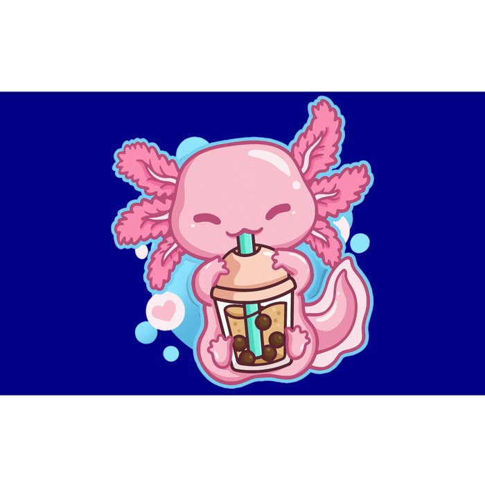 Boba Tea Bubble Tea Milk Tea Anime Axolotl  Bumper Sticker