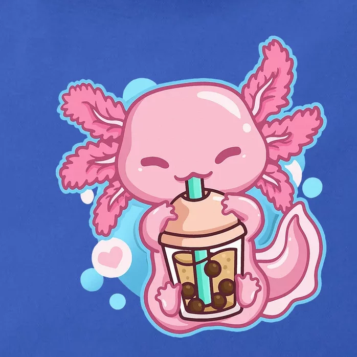 Boba Tea Bubble Tea Milk Tea Anime Axolotl Zip Tote Bag