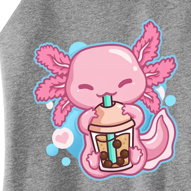 Boba Tea Bubble Tea Milk Tea Anime Axolotl Women’s Perfect Tri Rocker Tank