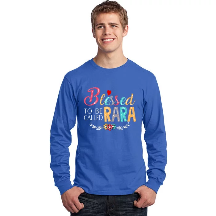 Blessed To Be Called Rara Colorful Art Tall Long Sleeve T-Shirt