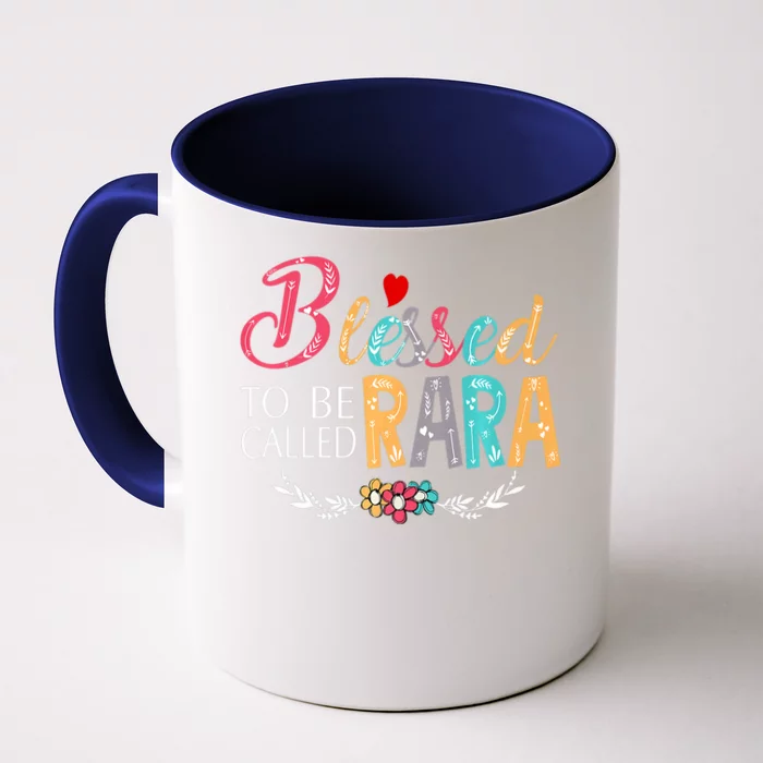 Blessed To Be Called Rara Colorful Art Front & Back Coffee Mug