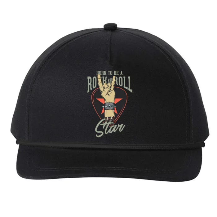 Born To Be Rock And Roll Stan Snapback Five-Panel Rope Hat