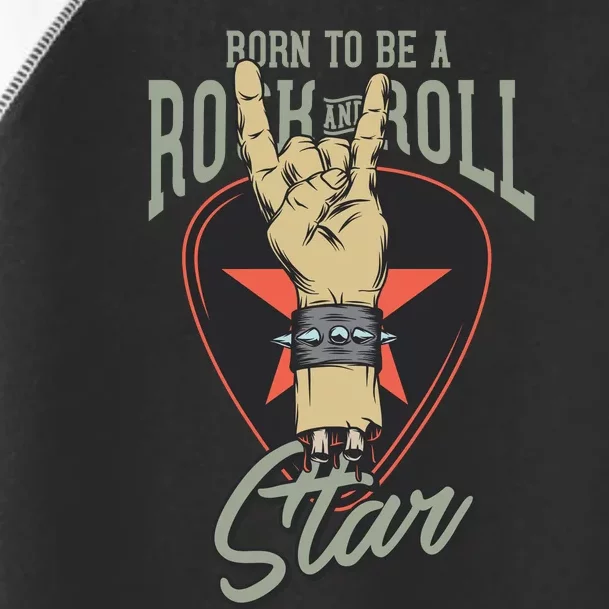 Born To Be Rock And Roll Stan Toddler Fine Jersey T-Shirt