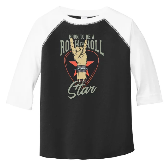 Born To Be Rock And Roll Stan Toddler Fine Jersey T-Shirt