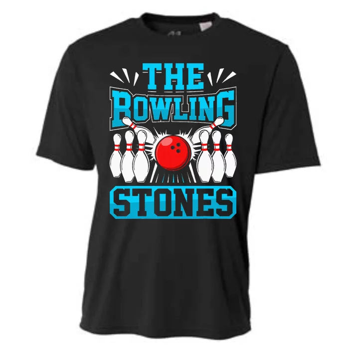 Bowling The Bowling Stones Cooling Performance Crew T-Shirt