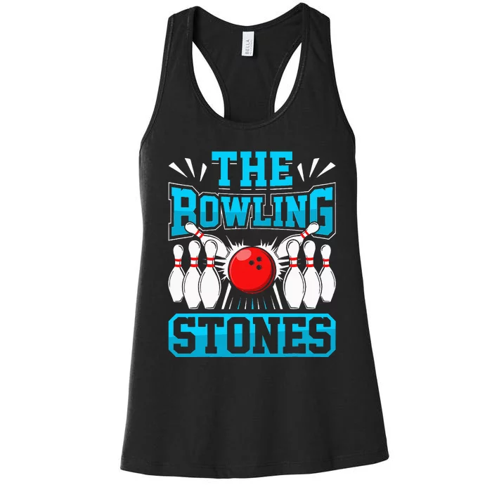 Bowling The Bowling Stones Women's Racerback Tank