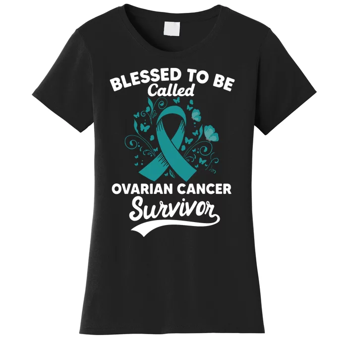 Blessed To Be Called Ovarian Cancer Survivor Awareness Long Sleeve Women's T-Shirt