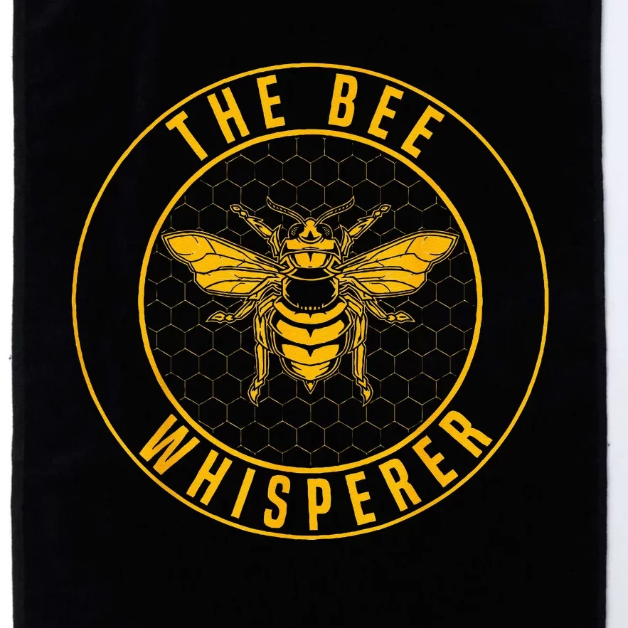 Beekeeping The Bee Whisperer Honey Bees Beehive Keeper Platinum Collection Golf Towel