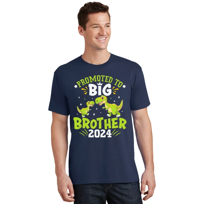 Boypromoted To Big Brother 2024 Dinosaur Trex T-Shirt