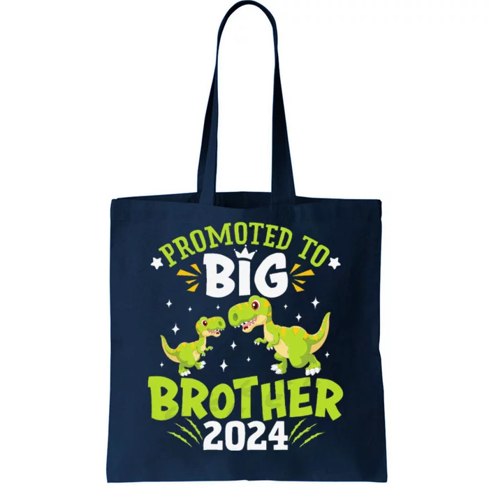 Boypromoted To Big Brother 2024 Dinosaur Trex Tote Bag