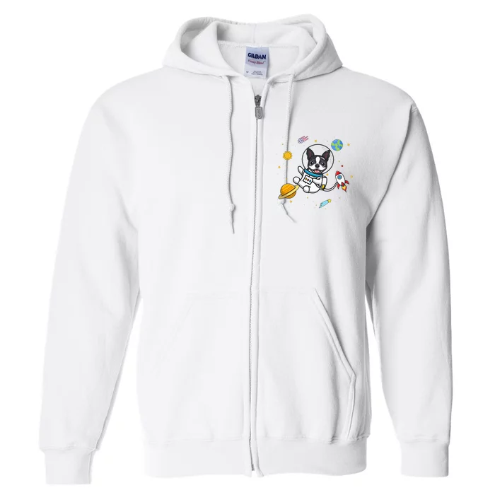 Boston Terrier Full Zip Hoodie