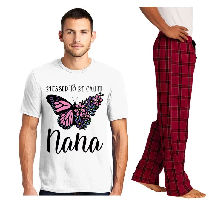 Blessed To Be Called Nana Butterfly Mothers Day Pajama Set