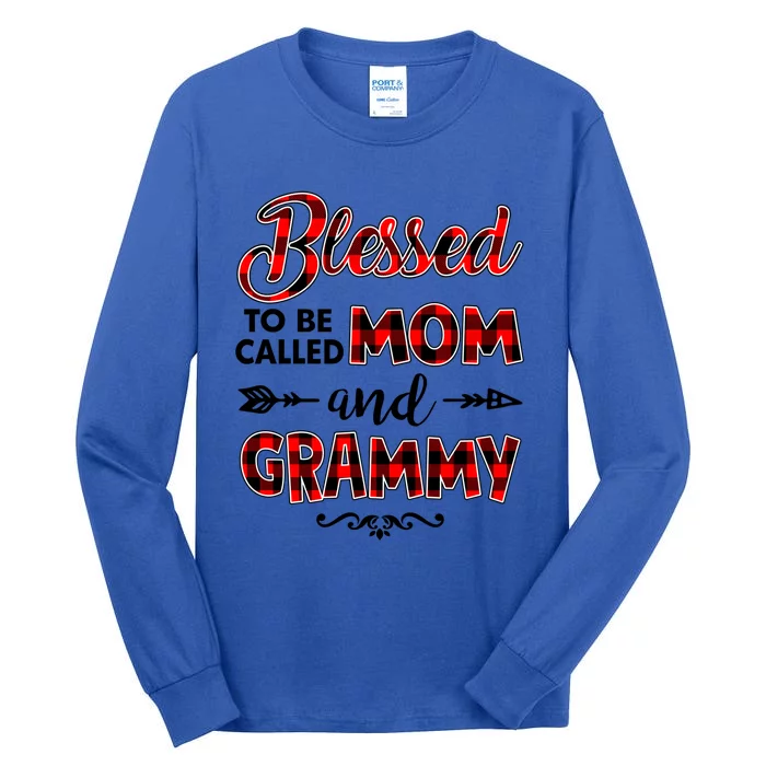 Blessed To Be Called Mom And Grammy Gift Tall Long Sleeve T-Shirt