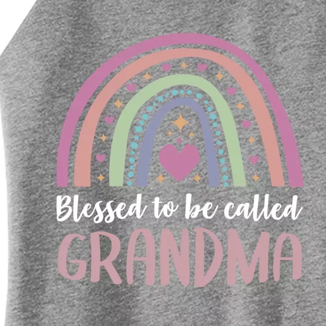 Blessed To Be Called Grandma Mothers Day Grandma Meaningful Gift Women’s Perfect Tri Rocker Tank