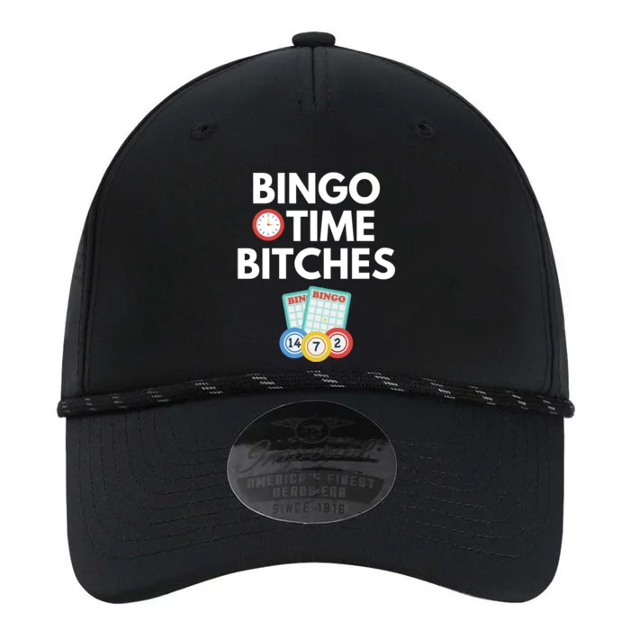 Bingo Time Bitches Funny Bingo Player Game Lover Gift Humor Cute Gift Performance The Dyno Cap