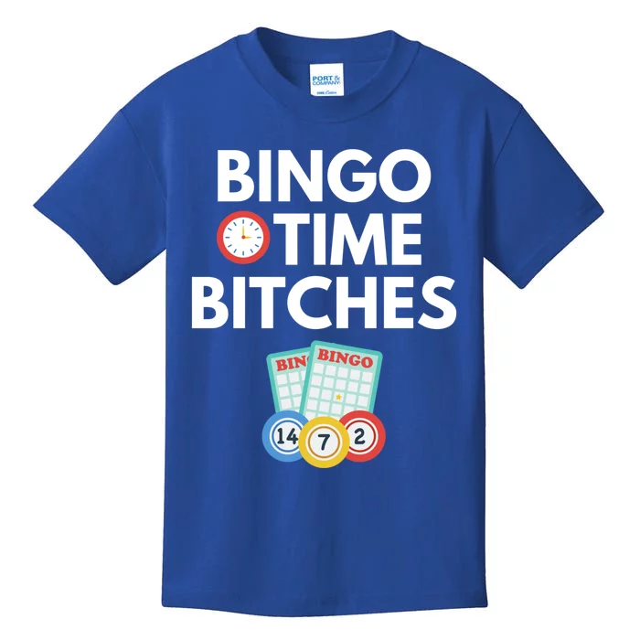 Bingo Time Bitches Funny Bingo Player Game Lover Gift Humor Cute Gift Kids T-Shirt