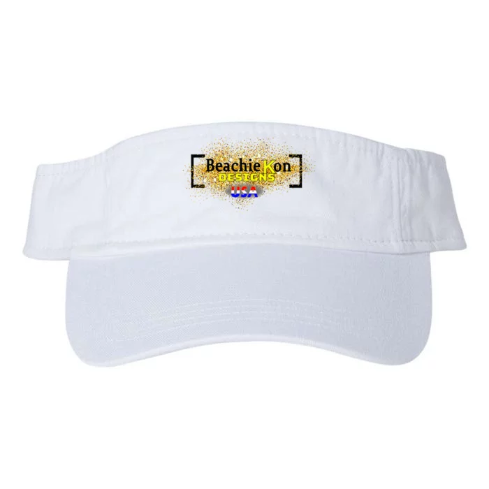 BeachiekonDesigns Teaseteetops Beachiekon USA Valucap Bio-Washed Visor